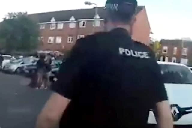 Police broke-up a large street party on wednesday night (20 May) as more than 100 people flouted the national coronavirus public health orders by mingling in a Birmingham street