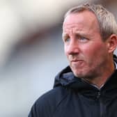 Lee Bowyer, manager of Birmingham City looks on prior to the Sky Bet Championship match between Millwall and Birmingham City at The Den