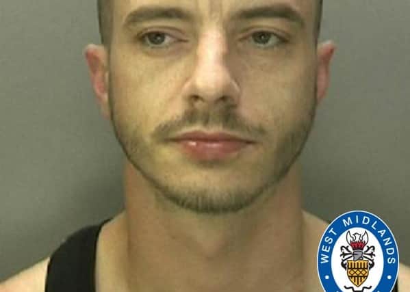 Peter Flynn, 35, from Sutton Coldfield, is wanted on suspicion of robbery.