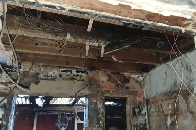 The fire caused significant damage and smoke logged the whole house