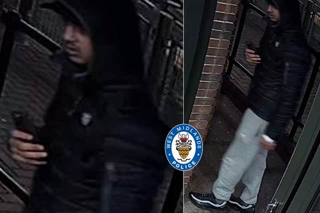 Police want to speak to this man after a Just Eat delivery driver had his bike stolen outside McDonalds