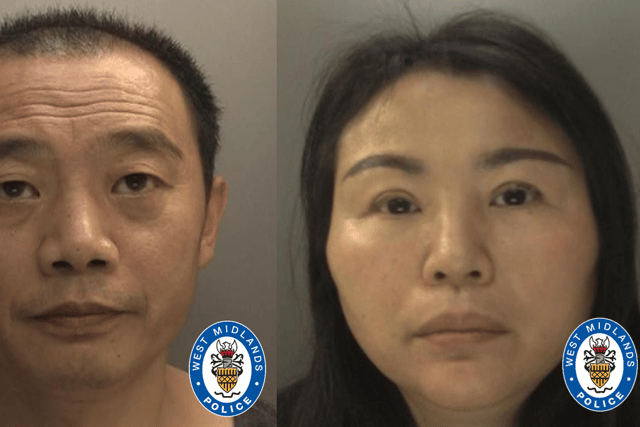 Deli Sun (49) and Xiao Qin Zhong (48) have been jailed for running a brothel in Birmingham
