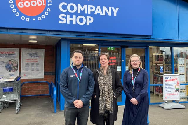 Jess Phillips MP visits Comany Shop Yardley