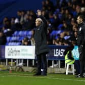 Lee Bowyer reacts during the Sky Bet Championship match between Reading and Birmingham City at Madejski Stadium (Photo by Ryan Pierse/Getty Images)