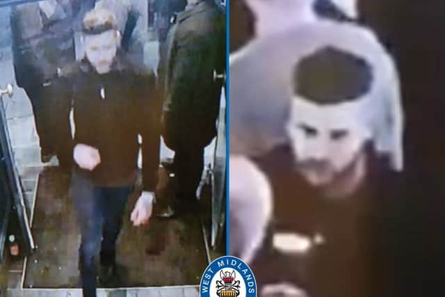 Police want to speak to this person after a man suffered multiple cuts to his head in a glass attack
