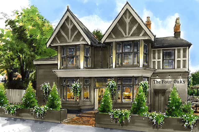 An artist’s impression of the new-look pub.