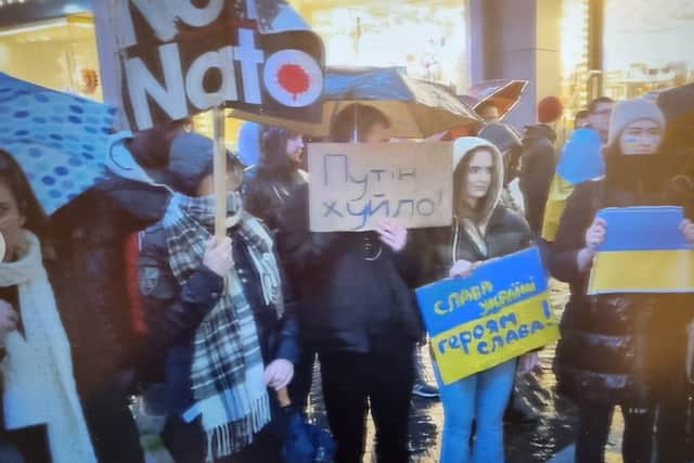 Ukraine demonstration in Birmingham 