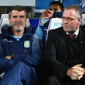 Roy Keane alongside Paul Lambert in the dugout. Picture: Ian Walton/Getty Images.
