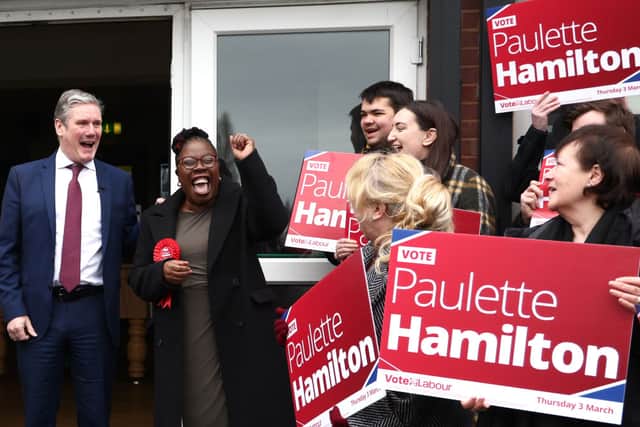 Labour leader Keir Starmer with new Erdington MP Paulette Hamiton