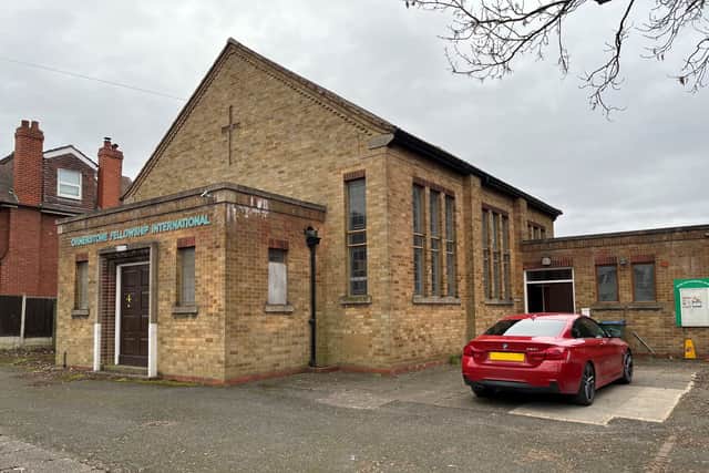 The old methodist church by Hydes Road