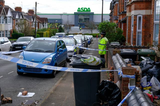 Murder investigation on Jinnah Road, Redditch, following the death of a 53 year old Ian Kirwan at the Asda supermarket