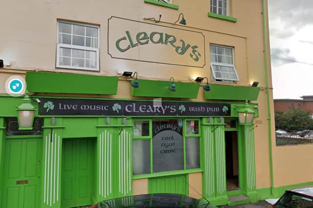 Cleary’s bar