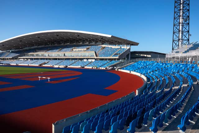 The newly transformed Alexander Stadium