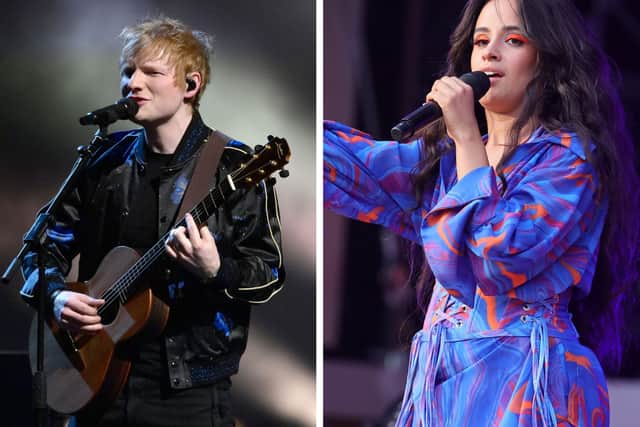 Ed Sheeran and Camila Cabello will both perform at the concert in Birmingham next week (Getty Images)