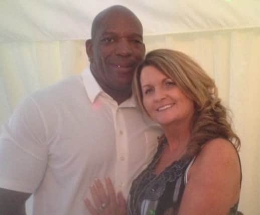 Tracey Patterson with husband Barrington