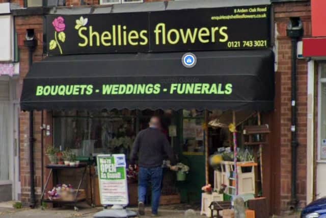 Shellies flowers (pic from Google Maps ) 