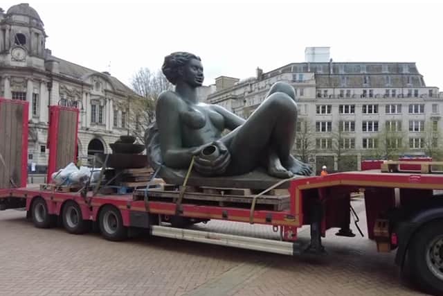 Floozie in the Jacuzzi returns to Victoria Square in Birmingham
