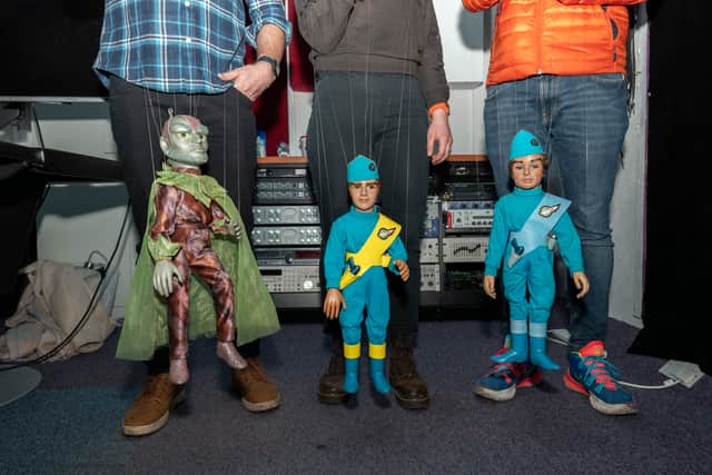 Puppets Titan (Stingray), Virgil and Scott (Thunderbirds) were made in Birmingham