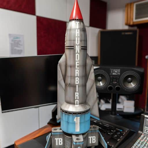 Thunderbirds rocket from the TV puppet show