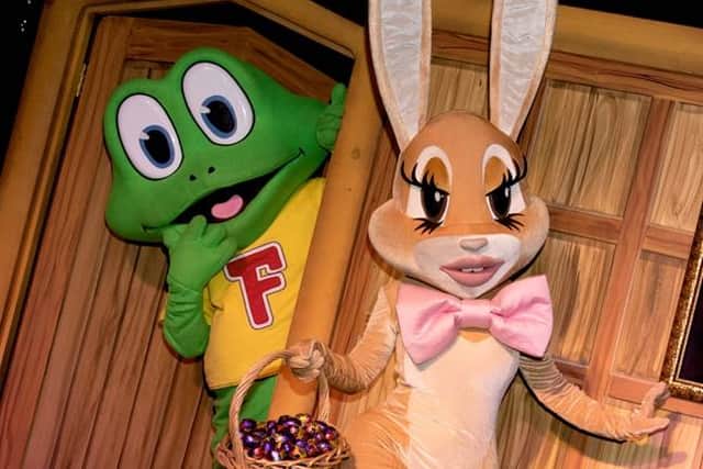 Freddo and the Caramel Bunny are welcoming families to Cadbury World in Bournville this Easter