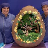 Cadbury World chocolatiers Dawn Jenks and Donna Oluban 