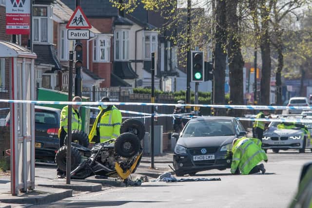 Road traffic collision on Washwood Heath Road