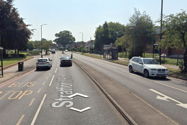 Stratford Road, Shirley (Google Street View)