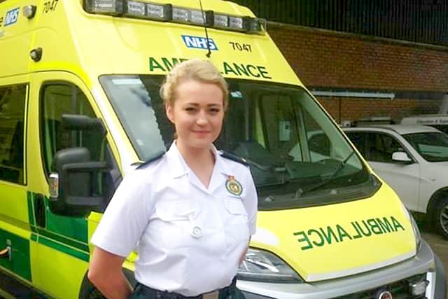 West Midlands Ambulance paramedic Alice Jones