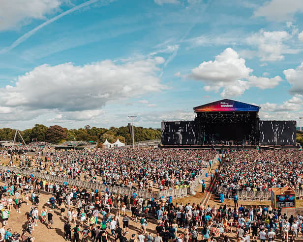 The main stage at Wireless (Pic from Luke Dyson) 