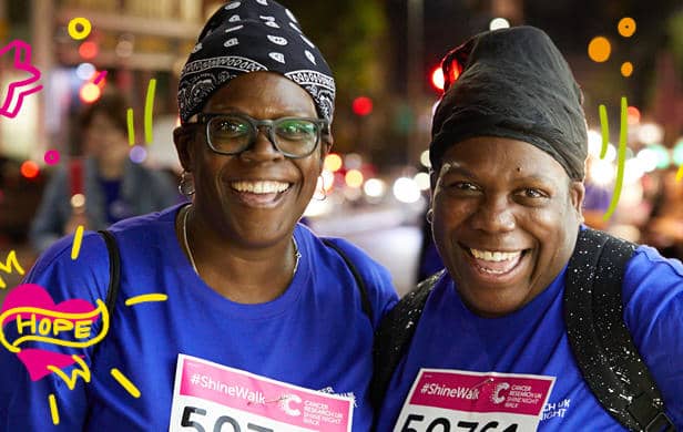 <p>The Shine Night Walk brings the community together for a great cause. Picture: Cancer Research UK.</p>