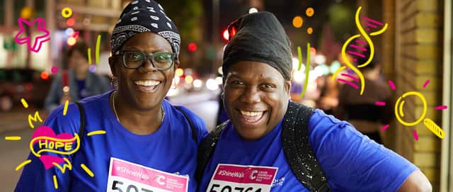 The Shine Night Walk brings the community together for a great cause. Picture: Cancer Research UK.
