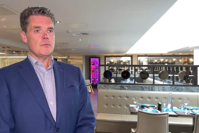 John Angus, Managing Director of Switch Hospitality Management at the launch of Indus at Park Regis