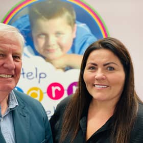 David Bagley and Georgie Moseley ahead of the 2022 Birmingham Walkathon