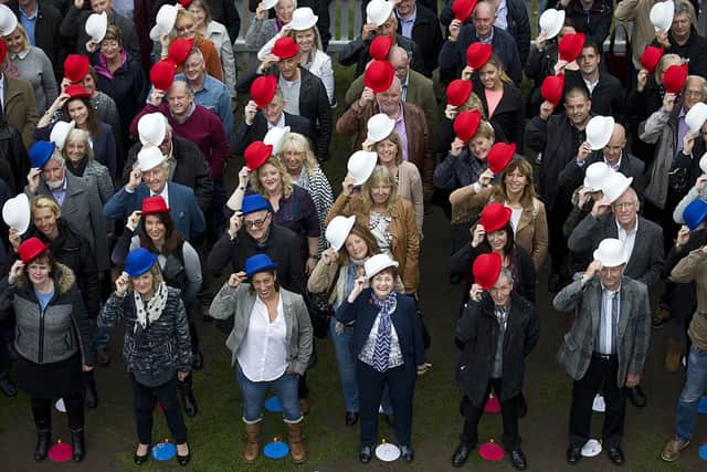 Lottery winners in the UK gather for a new world record for the largest gathering of lottery millionaires in 2015