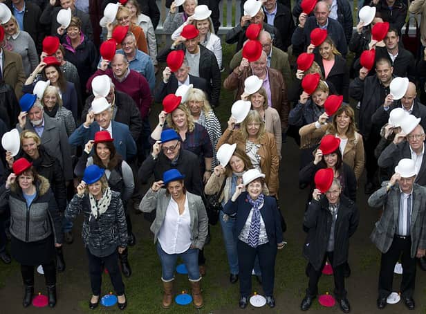 <p>Lottery winners in the UK gather for a new world record for the largest gathering of lottery millionaires in 2015</p>