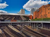 Grand Central Train Station and New Street Mall Birmingham UK