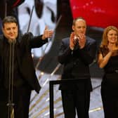 Peter Kay receives the award for Best Comedy at the 21st National Television Awards at The O2 Arena on January 20, 2016 in London