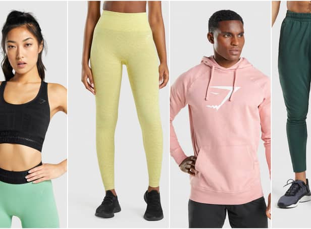 <p>Some of the items available in the Gymshark summer sale 2022.</p>