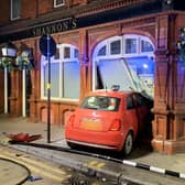 Two women had a miracle escape after suffering just minor injuries when their car lost control and ploughed through the side of Shannon’s pub in Bordesley Green