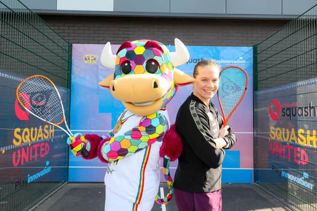 Perry the Bull is the official mascot for the Commonwealth Games 2022 in Birmingham