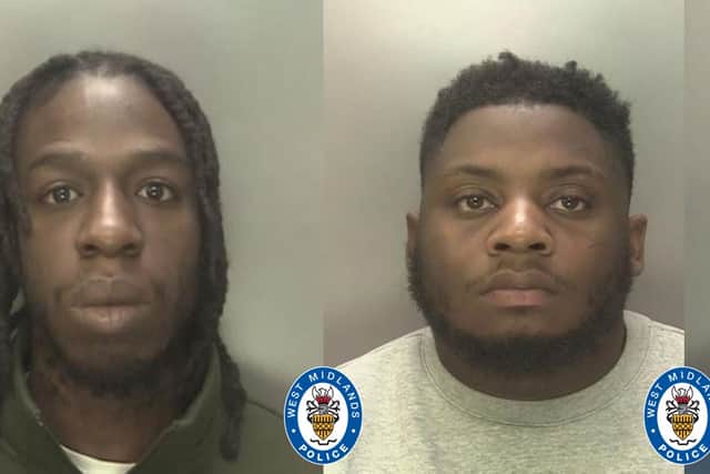 Gang members White, Meikle & Reid were given suspended prison sentences