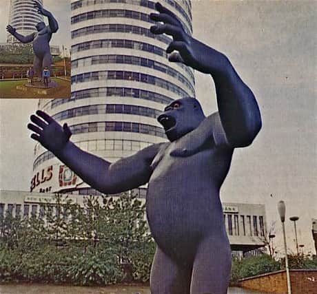 King Kong in Mazoni Gardens at the Bull Ring in Birmingham in 1972