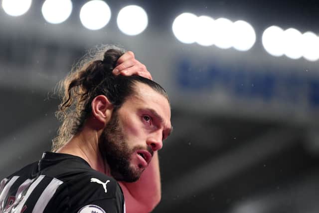 Former Newcastle United striker Andy Carroll. Photo by Michael Regan/Getty Images)