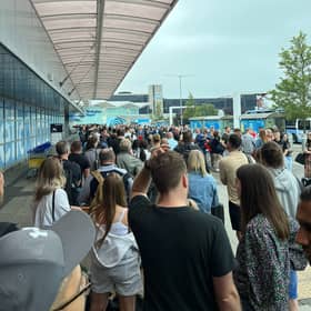 Birmingham Airport on Friday morning (24 June)