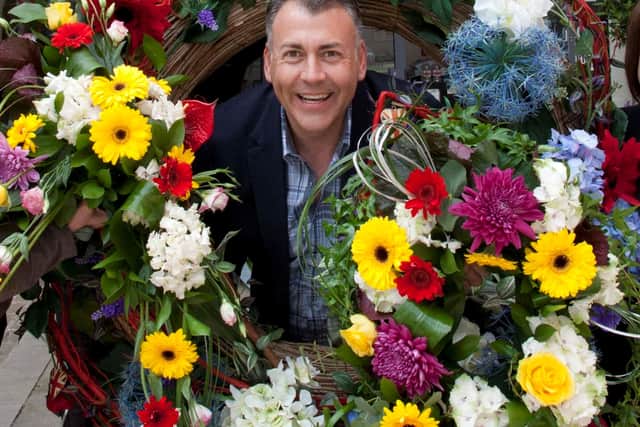 Mark Gribben of Ethos Flowers launches The Big Whistle for the Commonwealth Games