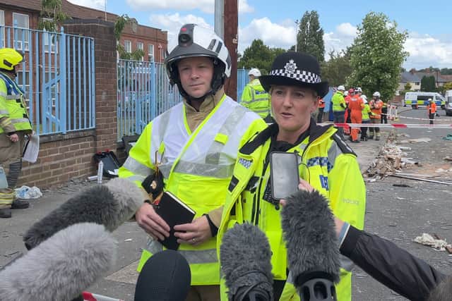 Kelly Momaghan, Chief Inspector of West Midlands speaks following the explosion in Kingstanding