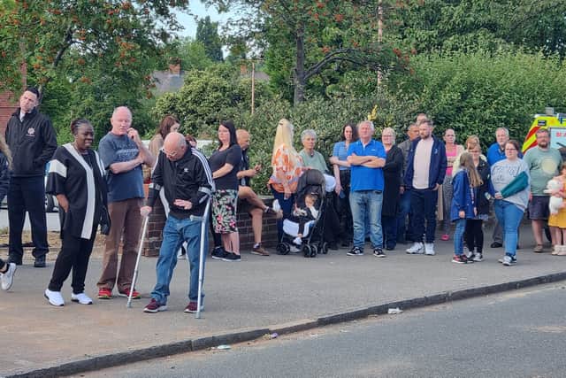 Kingstanding community hold a vigil a week on from the fatal gas explosion 
