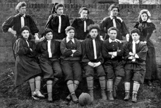 The British Ladies FC - the first ever women’s football team photo from 1897