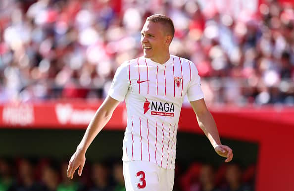 Aston Villa are reportedly set to snap up Sevilla defender Ludwig Augustinsson on a loan deal with an option to buy. The 28-year-old only started nine matches in La Liga last season. (Fabrizio Romano)