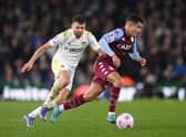 Aston Villa forward Phillipe Coutinho in action during the Premier League match between Leeds United and Aston Villa at Elland Road on March 10, 2022 in Leeds, England. (Photo by Stu Forster/Getty Images)